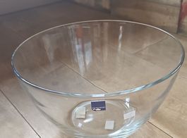 Glasschale gross transparent guter Zustand