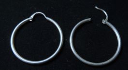 Silber 925 Creolen Ohrringe 30 mm