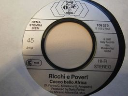 Vinyl-Single Ricchi E Poveri - Cocco Bello Africa