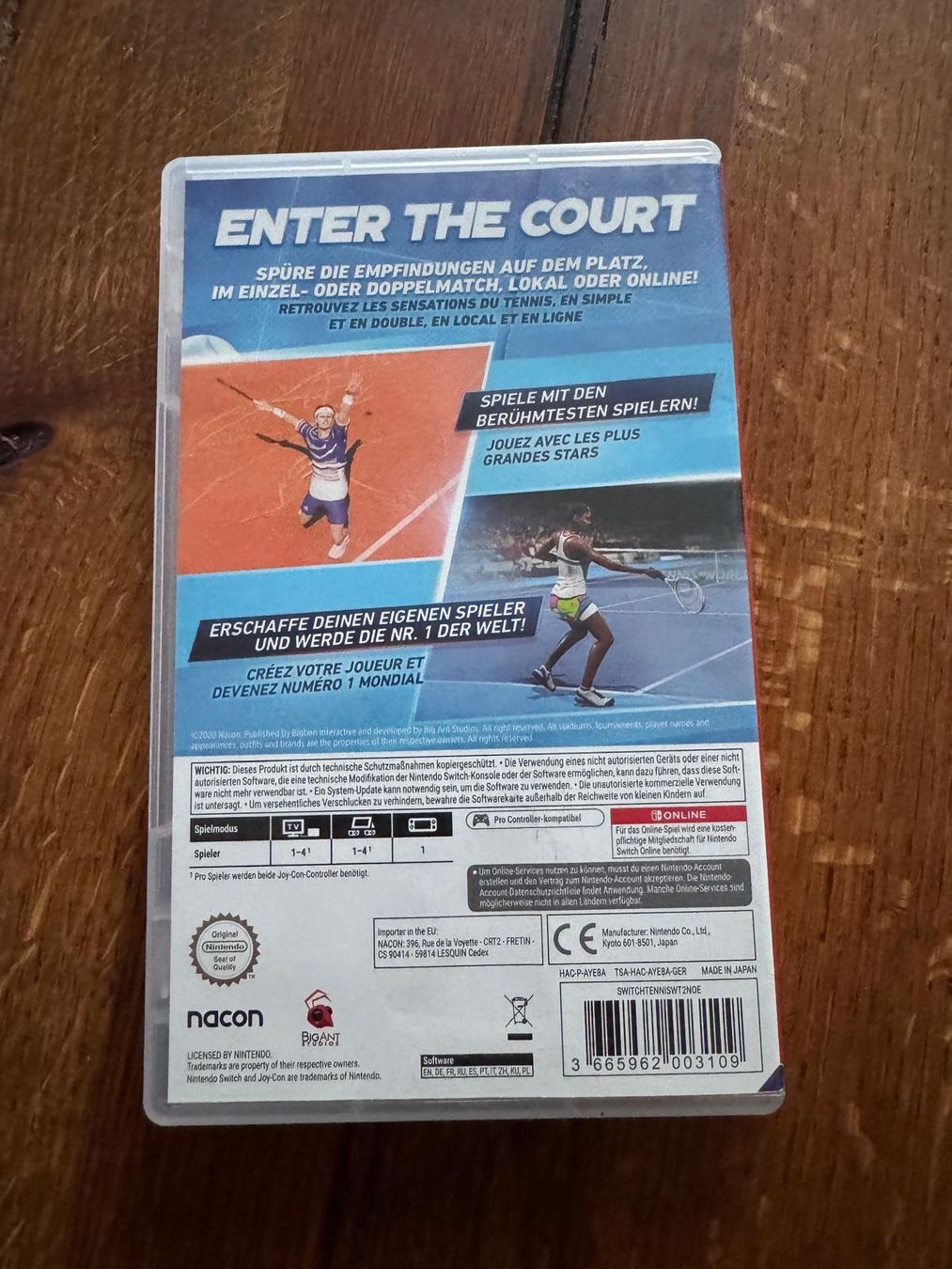Nintendo Spiele: Nintendo Switch - TENNIS World Tour 2 – Gebraucht aus Sempach von sta_p662 2