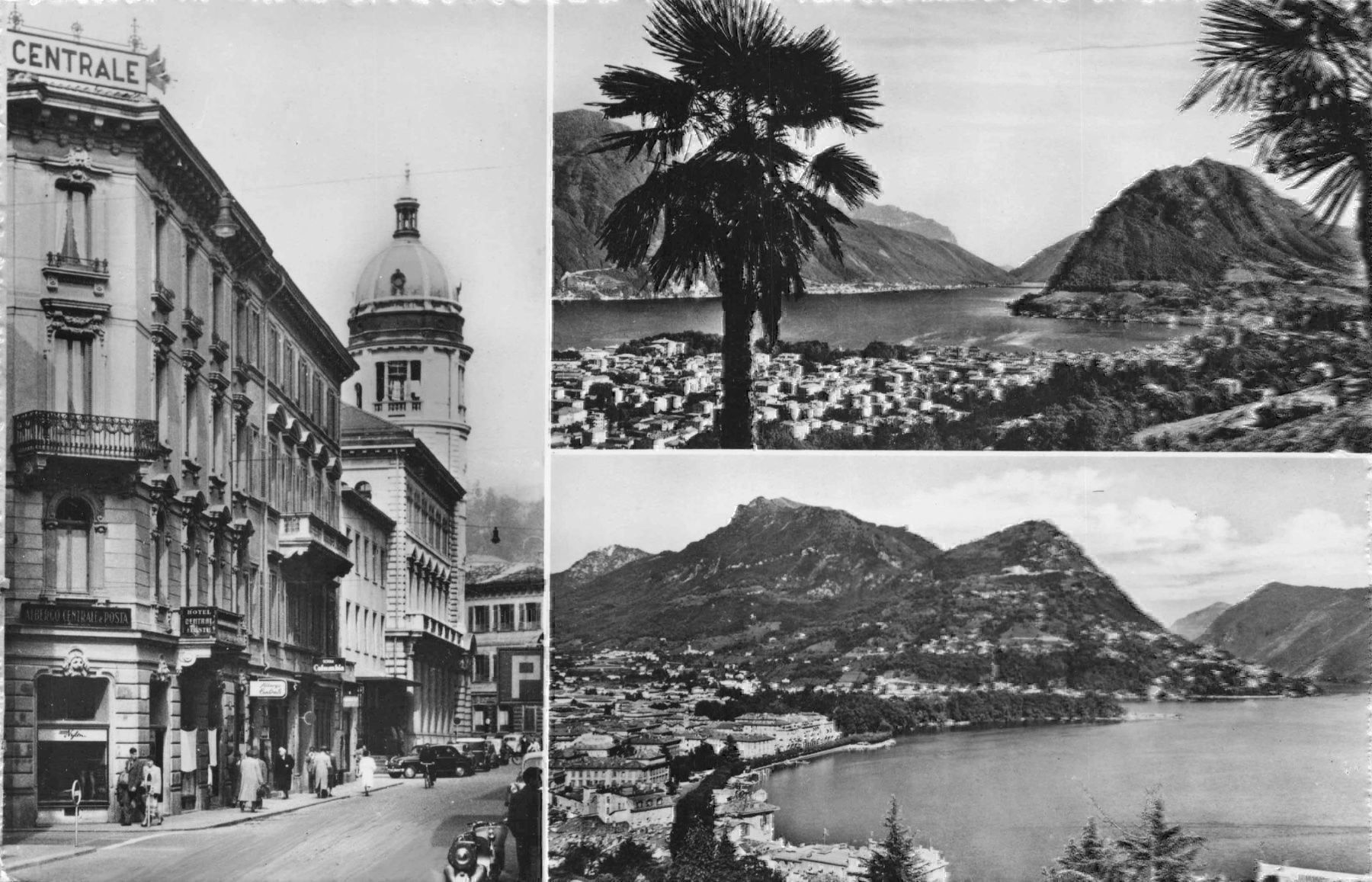 Ansichtskarten: Lugano – Gebraucht aus Biasca von Blenio71