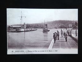 (p) AK HONFLEUR Normandie: Entrée du port, belebt, 1931