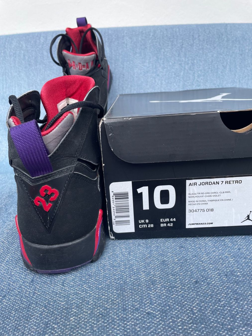 Jordan Scarpe da uomo: Jordan 7 Retro Raptors (2012) – Nuovo (secondo la descrizione) da Basel venduto da cielHiro 2