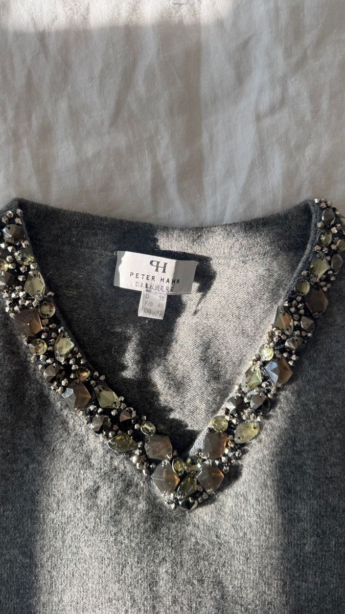 Peter Hahn Maglioni & Felpe: Peter Hahn Kaschmir Pullover, Grau, Grösse 38 – Nuovo (secondo la descrizione) da steffisburg venduto da seva69 2