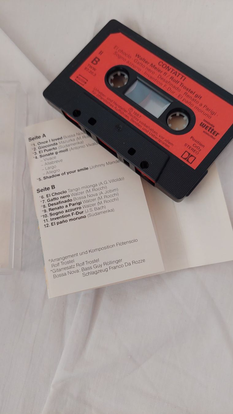 Kompaktkassetten: MC CONTATTI - Meier/Trostel (1987) – Neu (gemäss Beschreibung) aus Arnegg von thurboMax 1