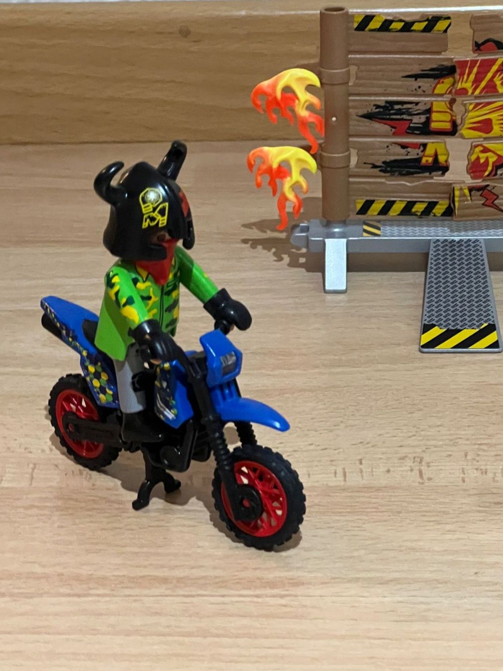 Playmobil Giocattoli: Playmobil Motorrad Töff blau – Usato da Geroldswil venduto da Fisher01 2