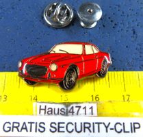 FIAT 1600 S COUPE ROT AUTO PIN GLASIERT MIT SECURITY-CLIP
