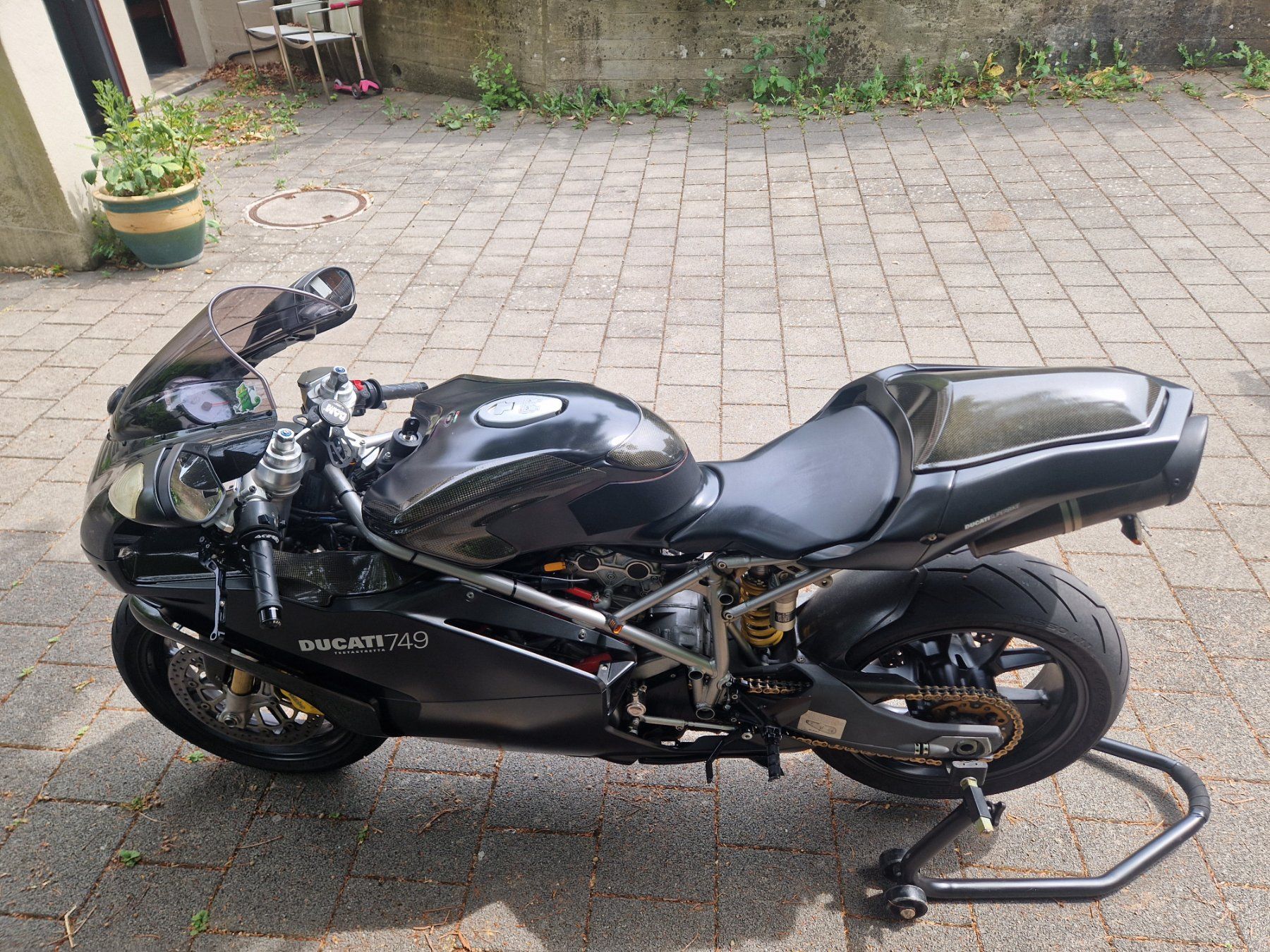 Ducati Strasse: Ducati 749 Dark mit viel Zubehör – Gebraucht aus Zofingen von Alberto_La_Mattina 2