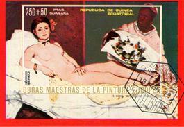 Block "Malerei. Édouard Manet". Äquatorialguinea