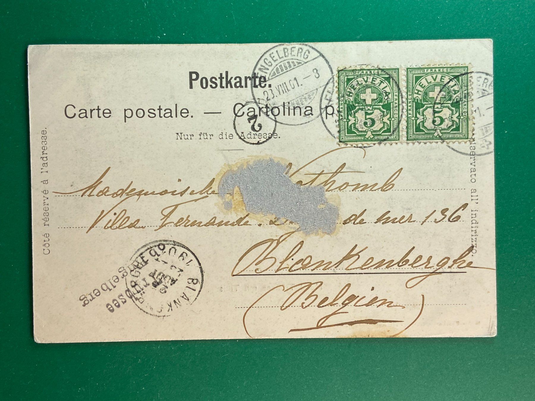 Cartoline postali: Hotel Trübsee mit Titlis – Usato da Steg VS venduto da danwer74 1