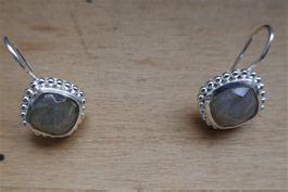 Ohrringe Silber mit Labradorit