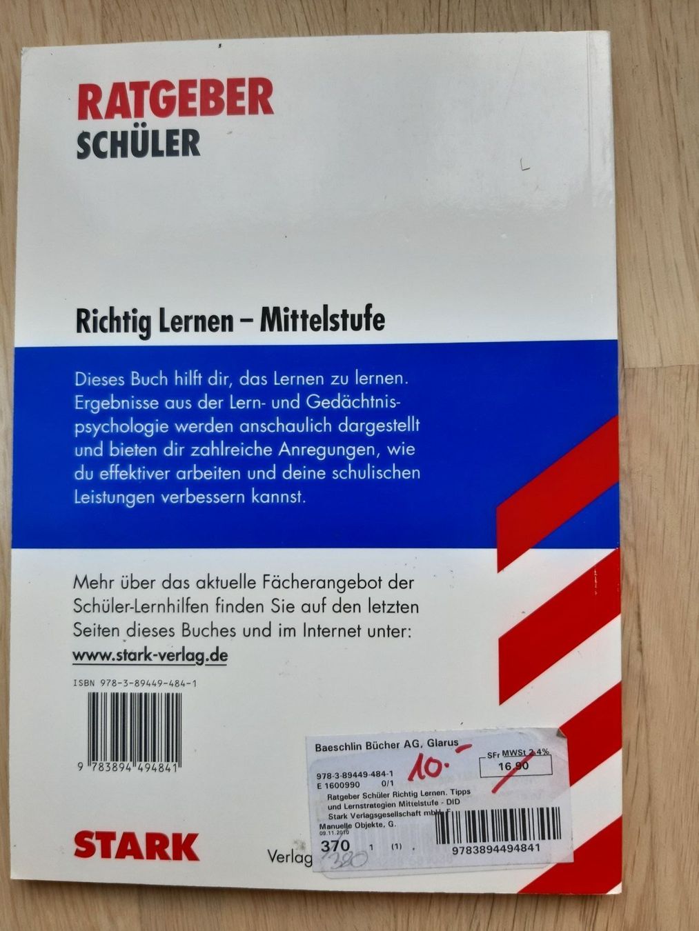 Libri: Richtig Lernen - Mittelstufe – Usato da Riedern venduto da martigni_88 1