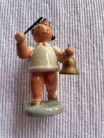 Antike klassische Erzgebirgsengel aus Holz ca. 1950