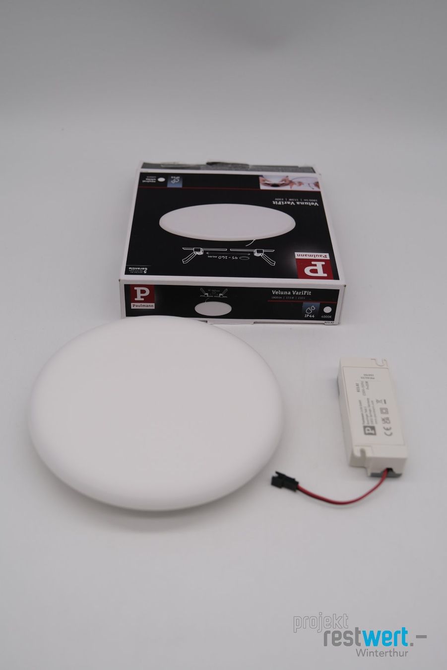 Paulmann Lampadari & plafoniere: PAULMANN Einbaupanel Veluna VariFit – Nuovo (secondo la descrizione) da Winterthur venduto da Restwert_Winterthur