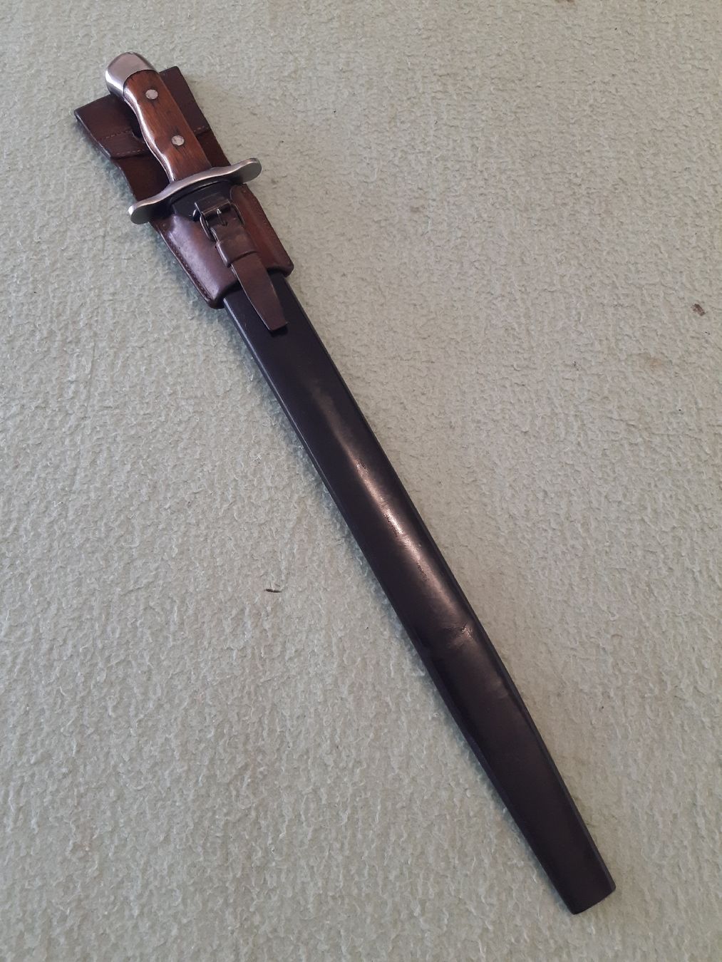 Schweizer Armee Stichwaffen: Faschinenmesser 1875/15 – Gebraucht aus Neuenkirch von STMK21 7
