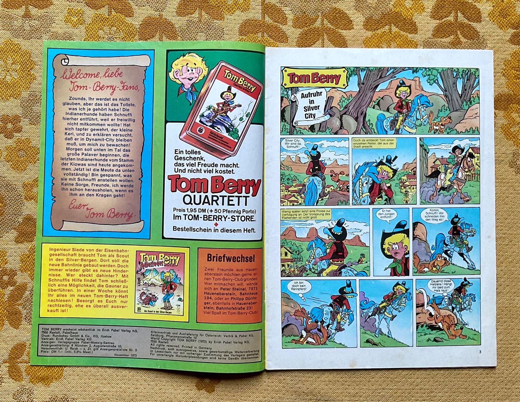 Fumetti: Tom Berry Heft Nr 212 von 1972 – Usato da Endingen venduto da nathan05 1