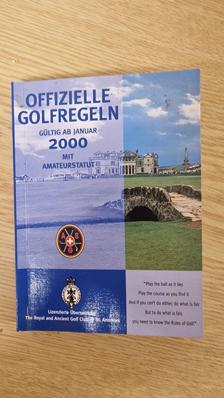 Libri: Golfregeln Buch – Usato da Weisslingen venduto da and-lo73