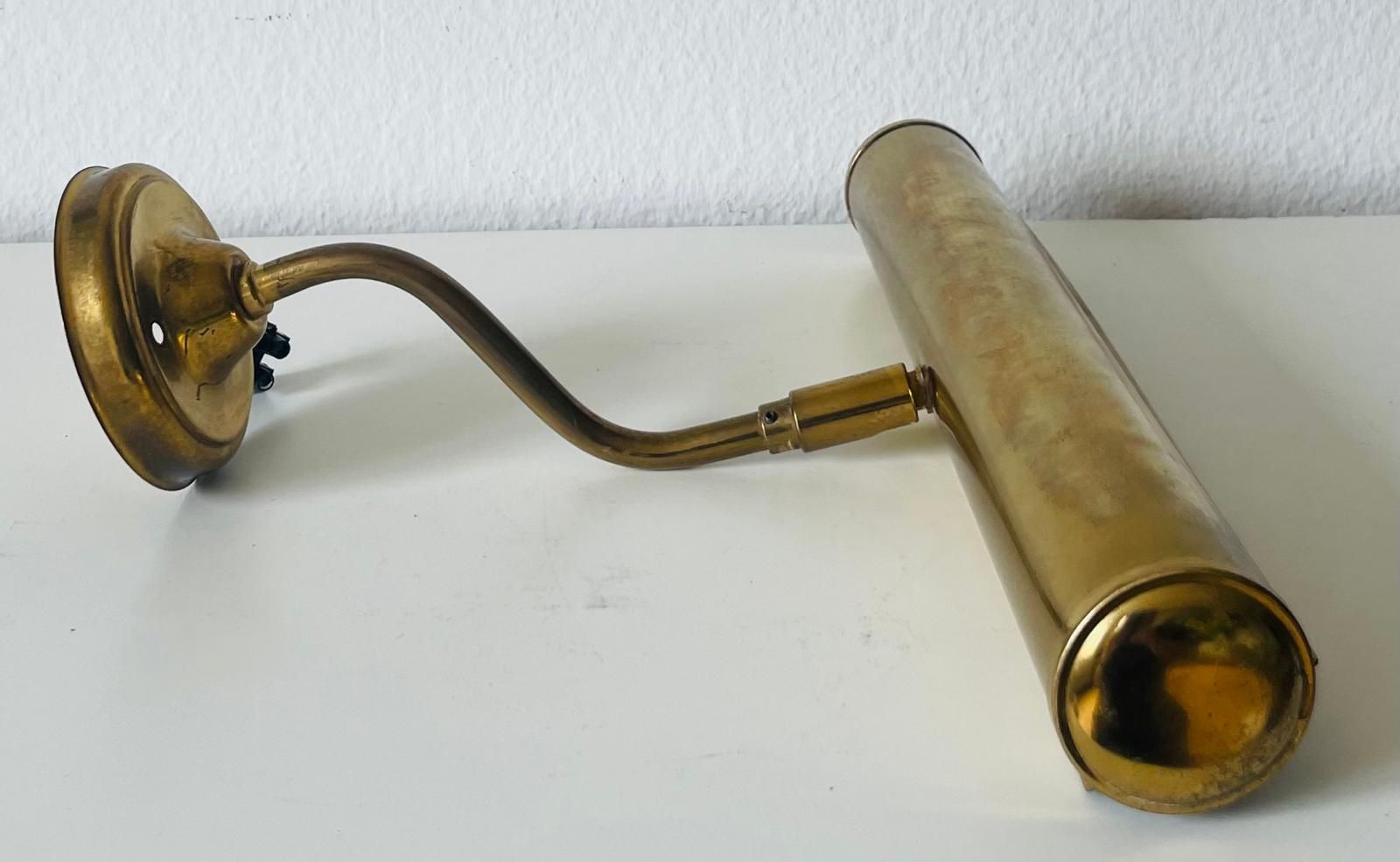 Lampade: Klassische Bilderleuchte aus Messing – Usato da Basel venduto da Jcva 8