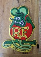 Aufnäher Rat Fink Grösse ca. 23x18cm neuwertig