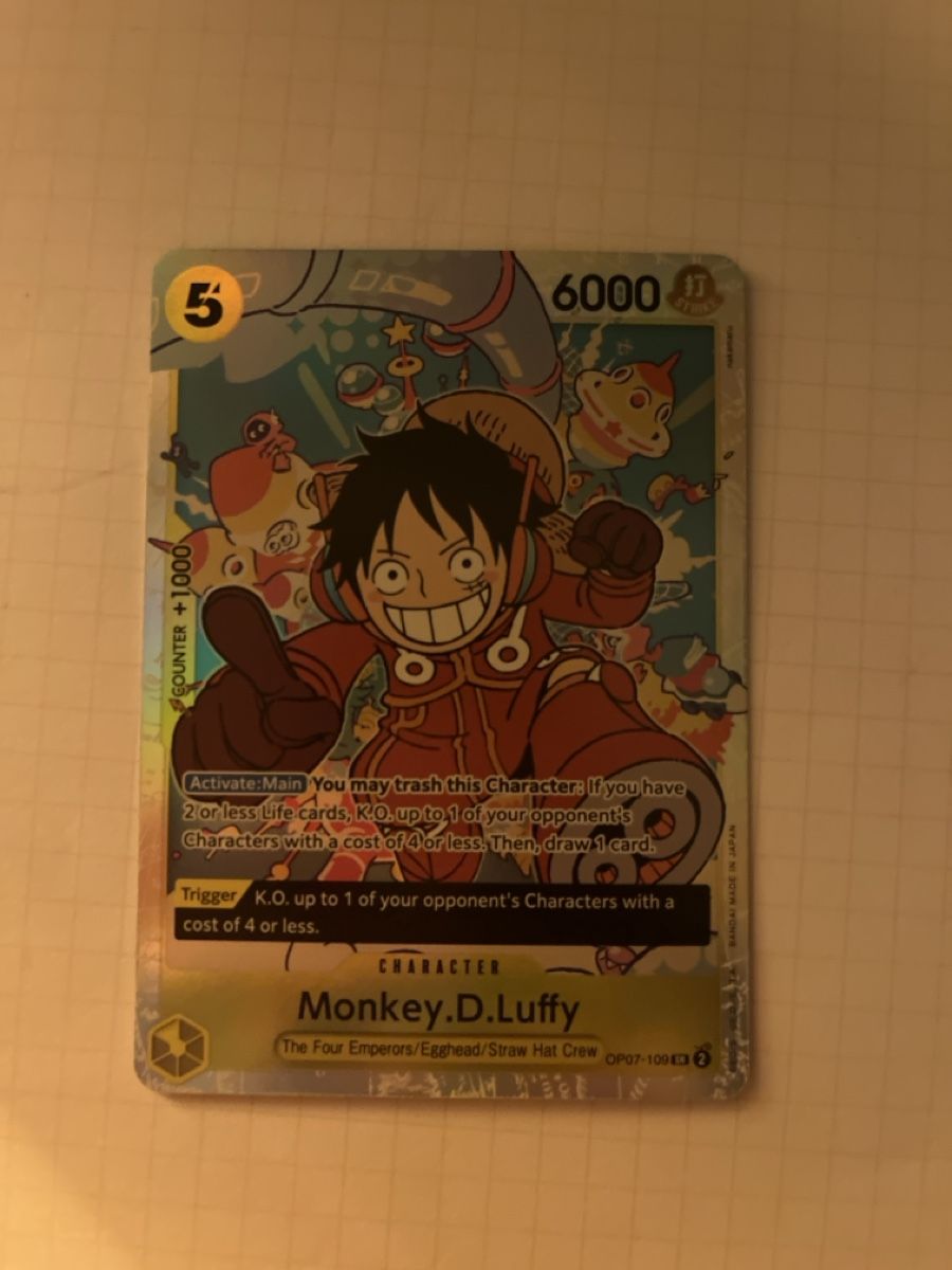 Bandai Sammelbilder & Trading cards: OP07-109 SR Monkey.D.Luffy  – Neu (gemäss Beschreibung) aus Horgen von Raphael.heini