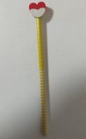Bleistift mit Herz-Radiergummi