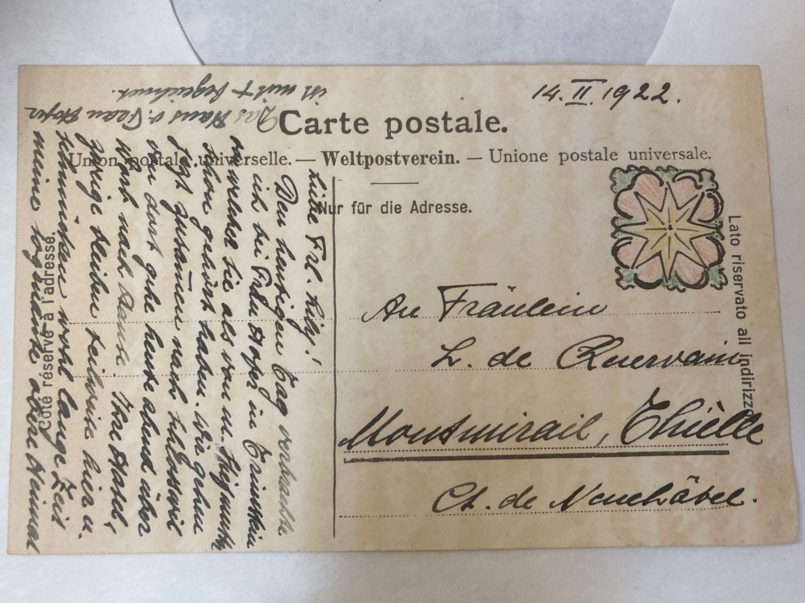 Cartoline postali: antike Postkarte  - Gruss aus Trimstein – Usato da zürich venduto da papalapa 1