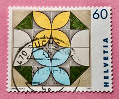 Nr.848 Emma Kunz GESTEMPELT Sonderpostmarken III 1993  Buchs