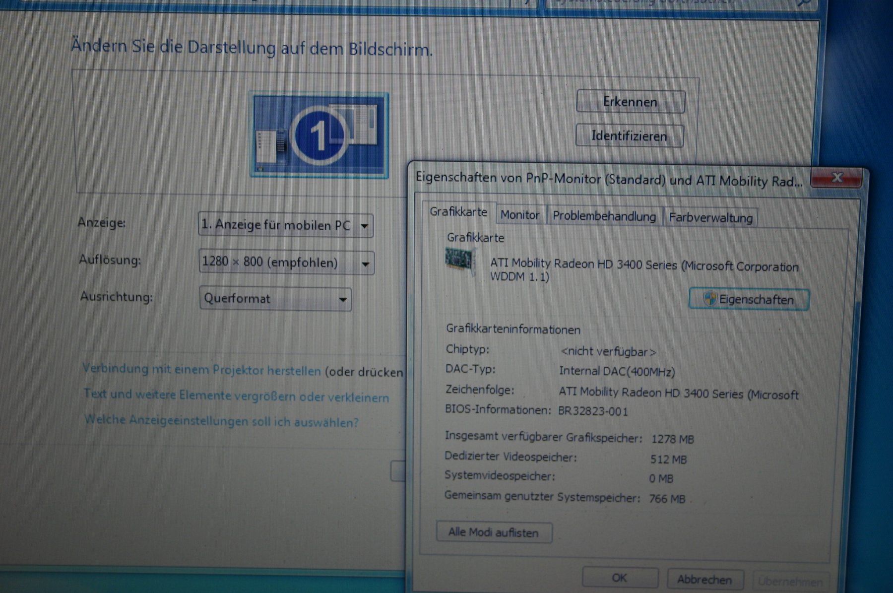 Hewlett Packard Notebook: Schönes HP DV5 Glanznotebook mit Win7 32Bit – Usato da Stettlen venduto da Bigjm 7