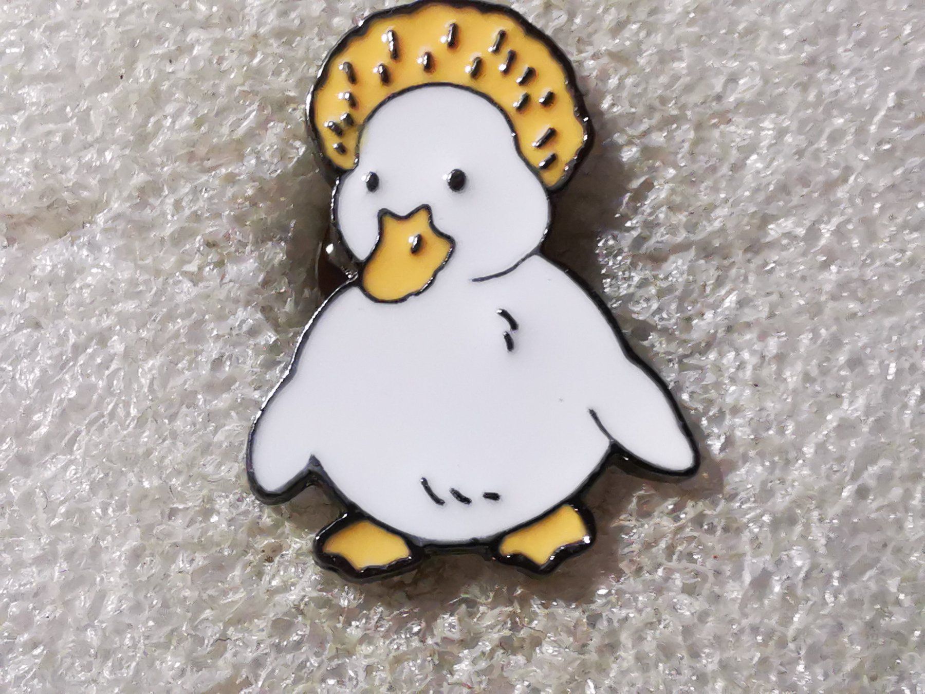 Plaketten & Abzeichen: Ansteckpin 115: Ente – Gebraucht aus Oppligen von Pin-Fall-Shop
