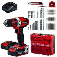 EINHELL Set Perceuse-visseuse à percussion sans fil TE-CD 18