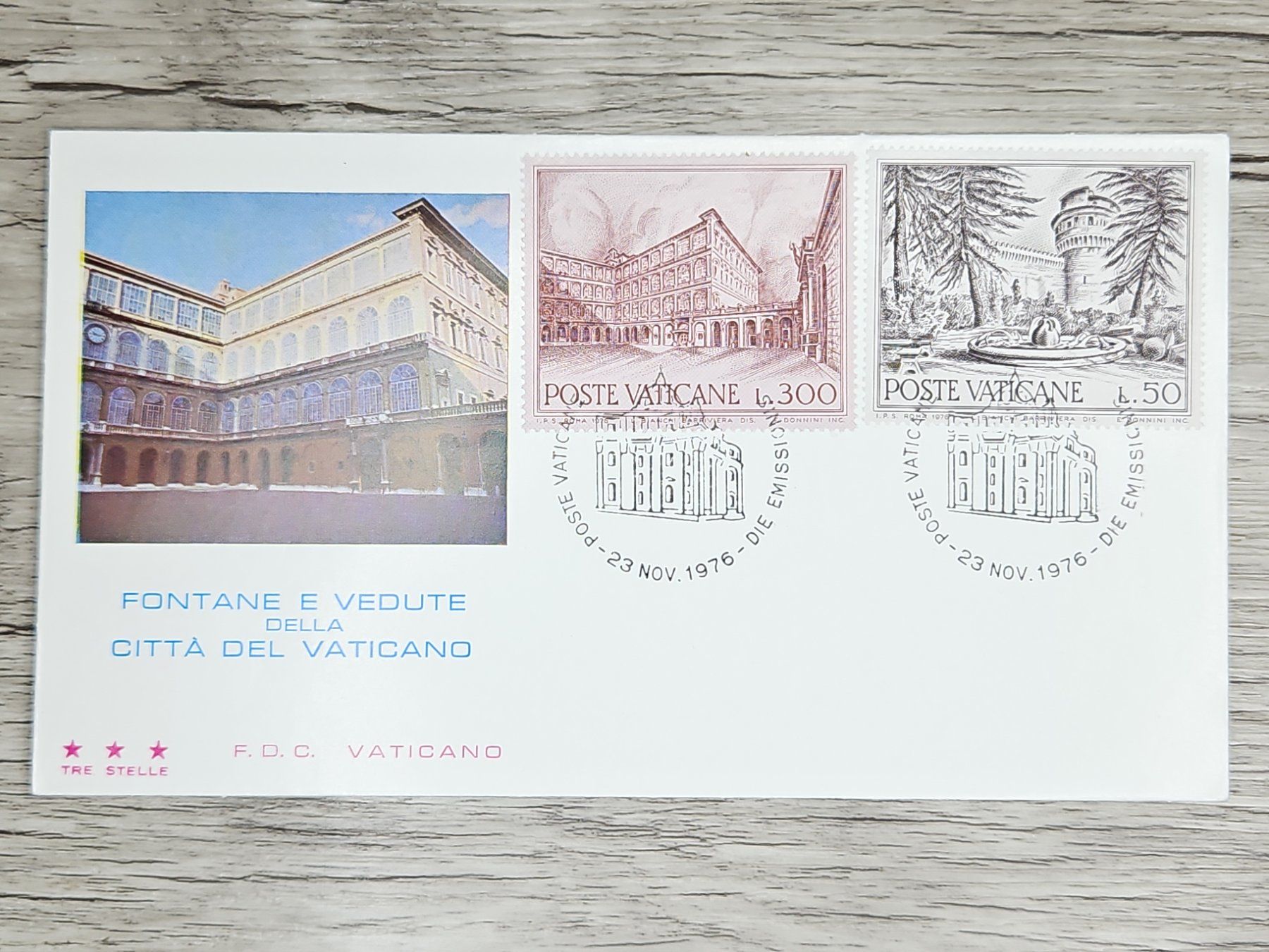 Tutti i francobolli: CL05 Enveloppe + Timbre Poste Vaticane 1976 – Usato da Cousset venduto da Patrick_Collections