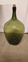 Bülach Glass grüne Glasflasche Deko Vintage!