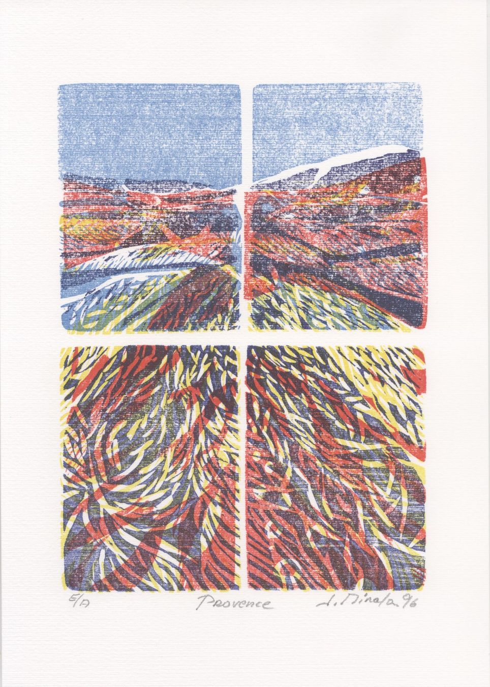 Libri: MINALA Jacques, 1940  - "Provence" - Gravure s/bois 1996 – Nuovo (secondo la descrizione) da Biel/Bienne venduto da 07helios032 1