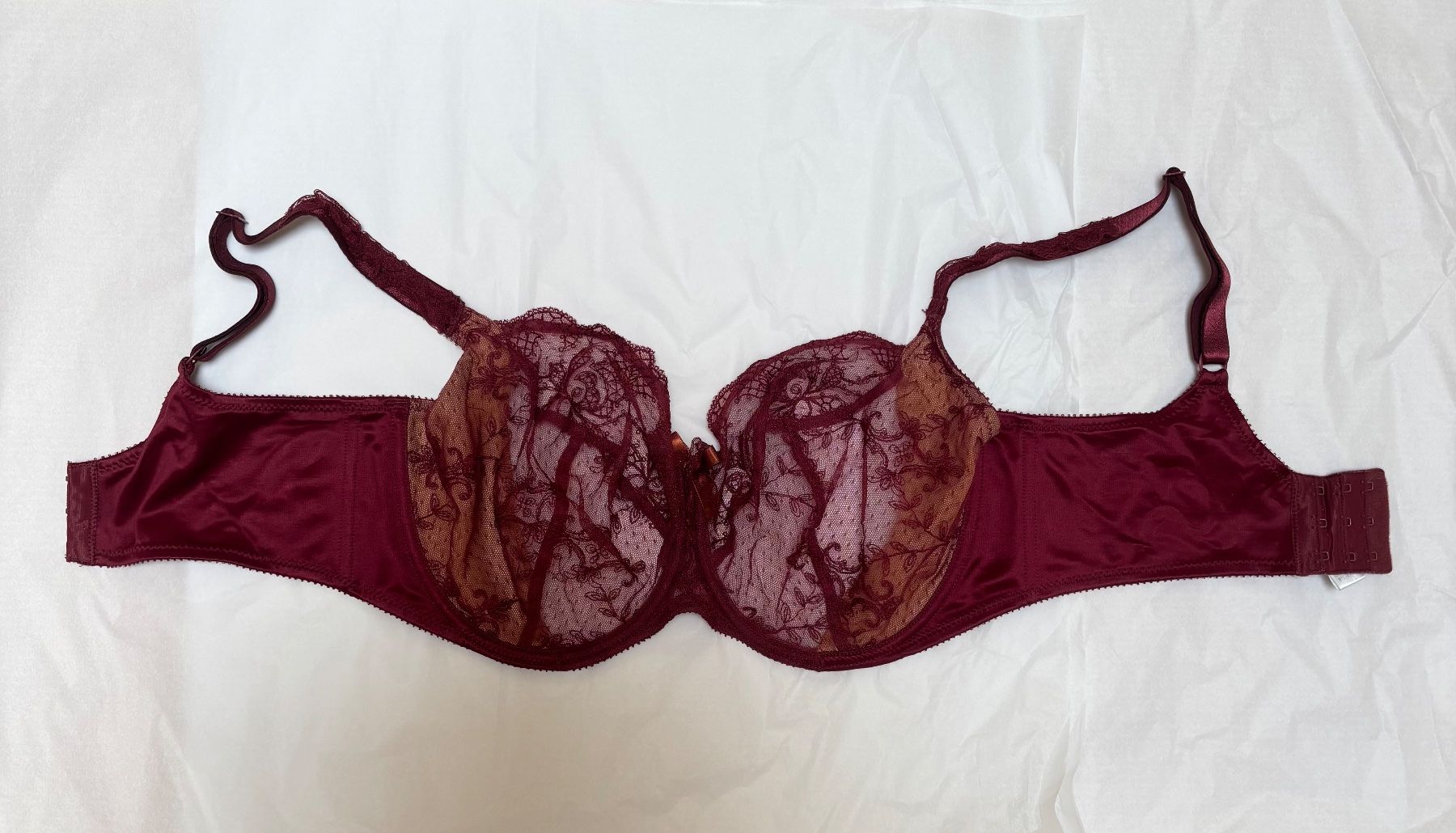 Autres dessous: Empreinte - BH - 75 F - dunkelrot – D'occasion à Zofingen par Justizia_01