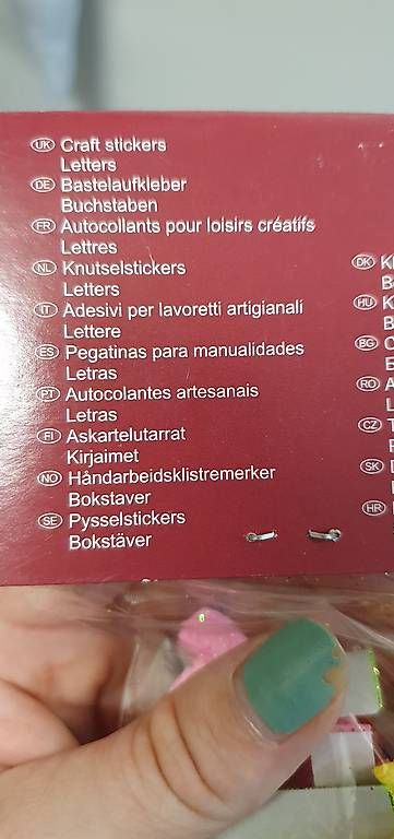 Tutte le decorazioni: Selbstklebende Glitzerbuchstaben – Usato da Tafers venduto da Nathtafers 1