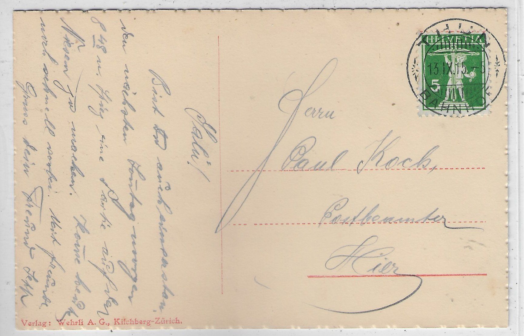 Cartoline postali: Thunersee - Spiez und der Niesen – Usato da Ettingen venduto da Kartenplanet 1