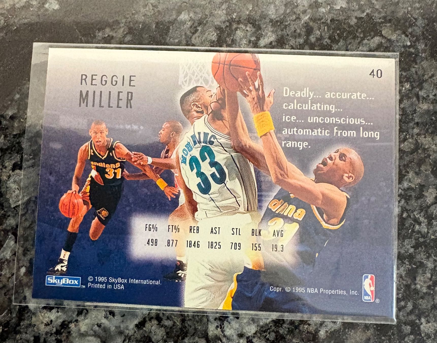 Nba Cartes à collectionner: NBA Reggie Miller Skybox E Motion 94/95 Card – Neuf (Voir description) à Muttenz par joba23 1