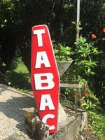 Enseigne lumineuse Tabac vintage