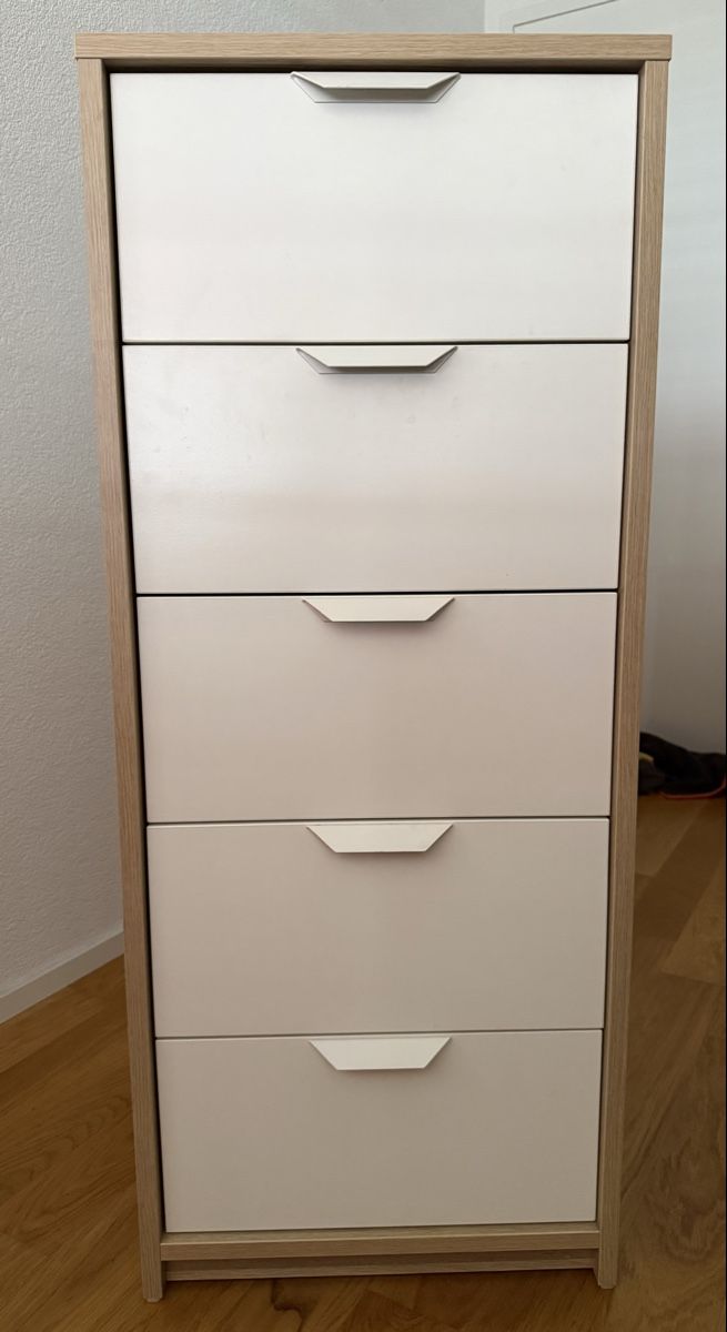 Kommoden: Moderne Kommode mit 5 Schubladen - Eiche/ Weiß – Gebraucht aus Zollikofen von fiestafan100 1