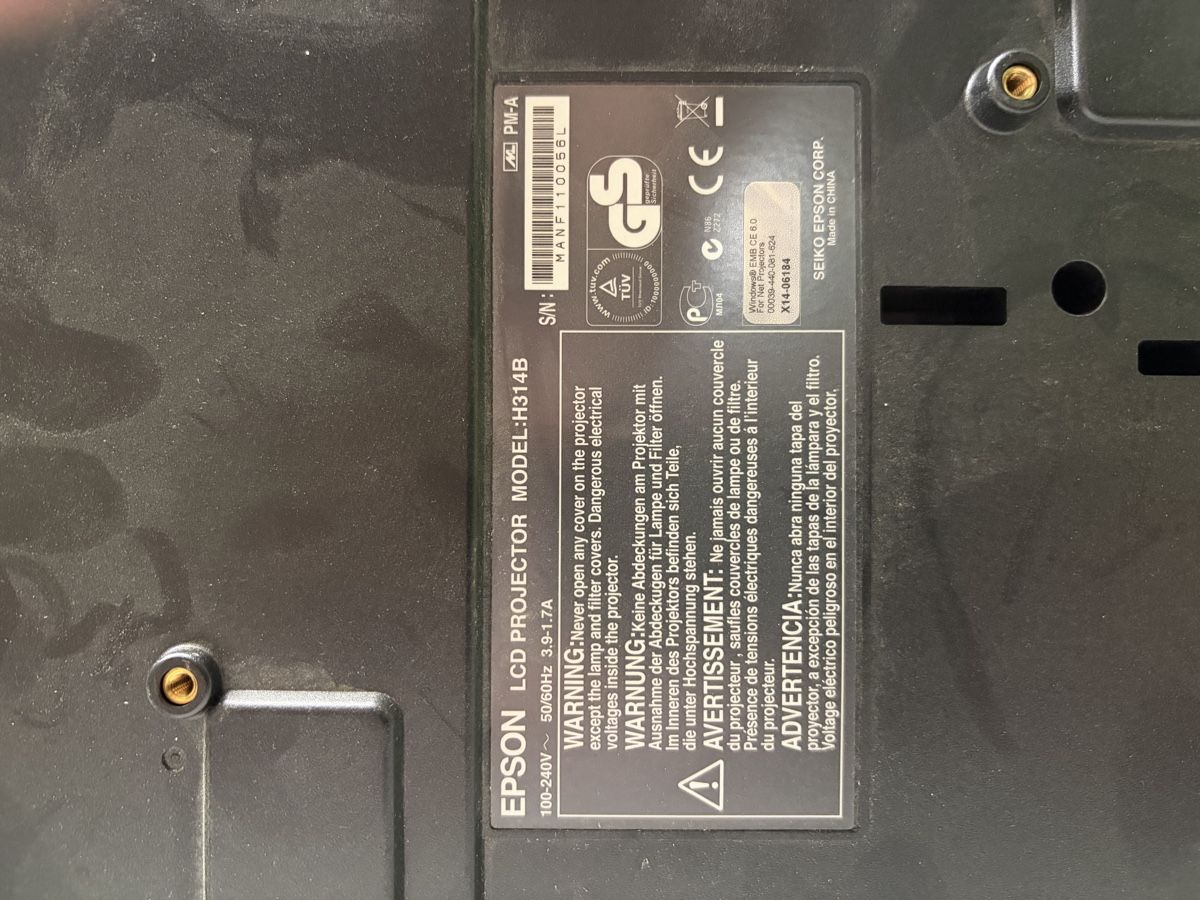 Epson Proiettori: Epson Beamer H314B – Usato da Meggen venduto da Seafood 3