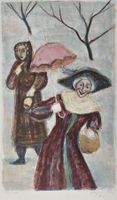 Lithographie v. August Frey (1912-1998)