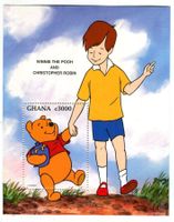 Block "Walt Disney. Winnie Puuh". Ghana.