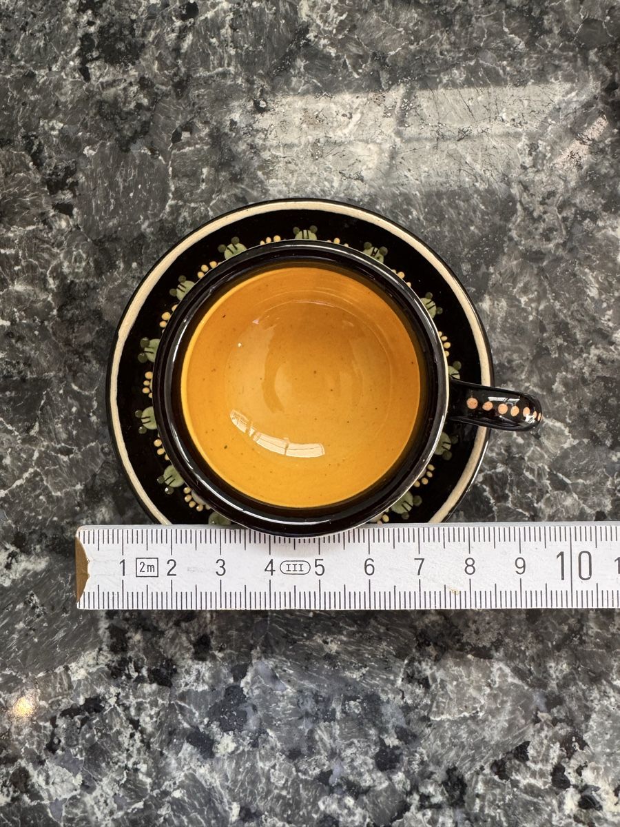 Geschirrsets: Wunderschönes Tee- und Kaffeeservice Mini,Keramik,Handbemalt – Gebraucht aus Koppigen von Landhaus 7