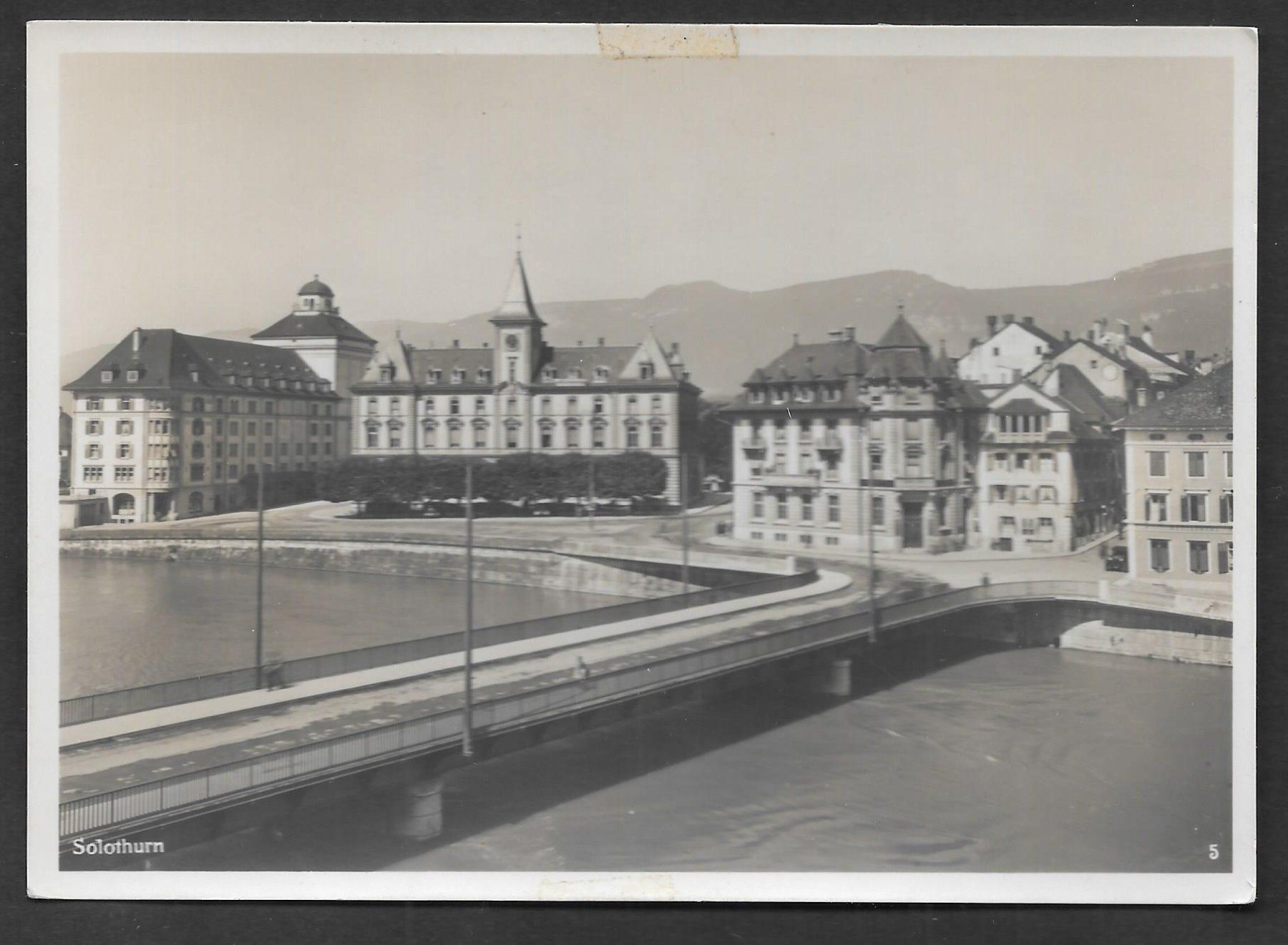 Cartoline postali: Solothurn Landhausquai und Postgebäude – Usato da Olten venduto da clotaldi