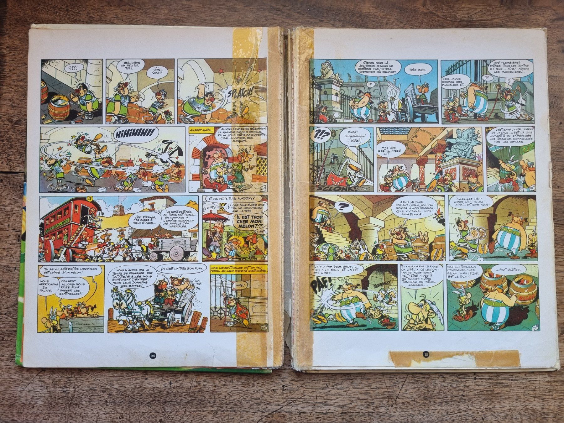 Fumetti: BD Astérix chez les Bretons Dargaud 1966 état usagé – Difettoso da Echandens venduto da Dicot 5