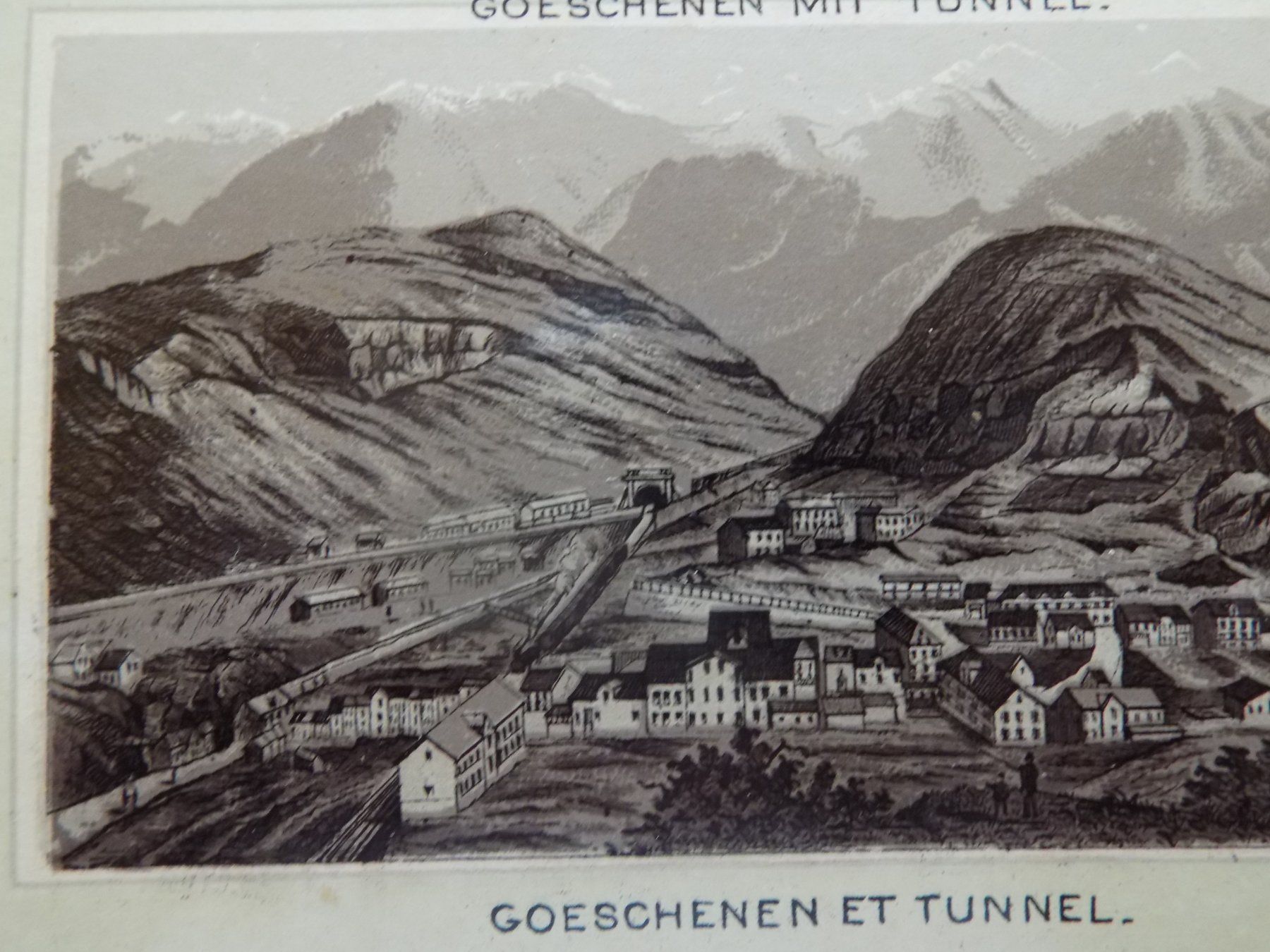 Stiche: Göschenen mit Tunnel – Gebraucht aus Risch von Antikfee 6