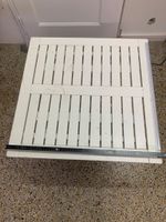 Klapptisch weiss Holz quadratisch 50x50cm gebrauchter Zustan