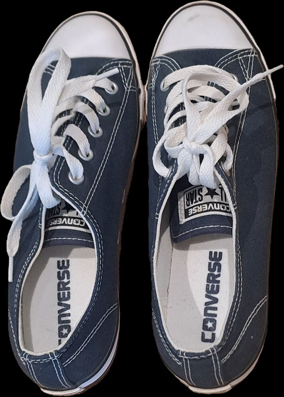 Converse Scarpe da uomo: Grau/blaue Converse All Star Schuhe – Nuovo (secondo la descrizione) da Hermetschwil-Staff venduto da cha_2rcz 1