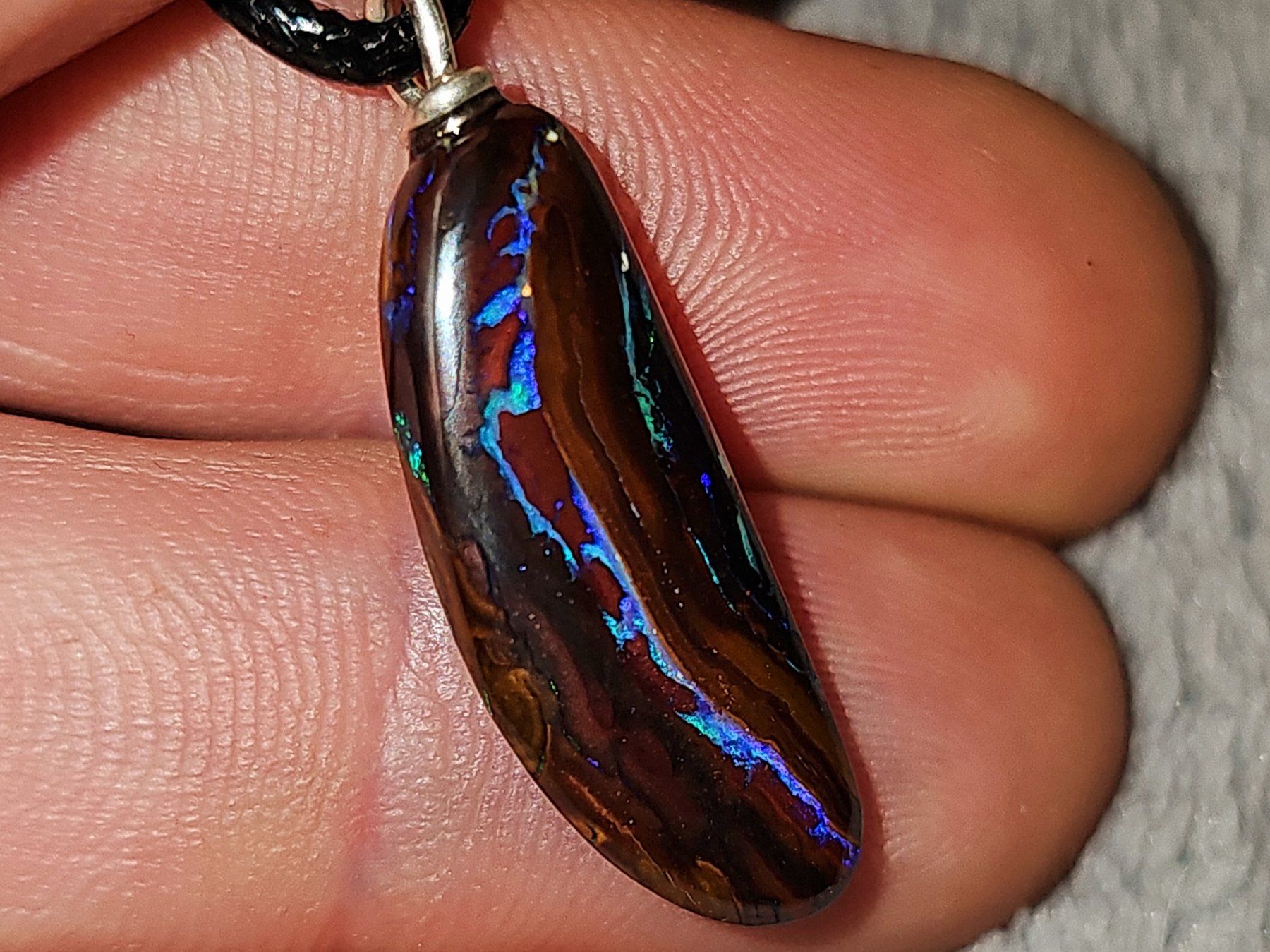 Anhänger: Australischer (Koroit) Opal Silber Anhänger – Neu und originalverpackt aus Uerkheim von Winwinner 1