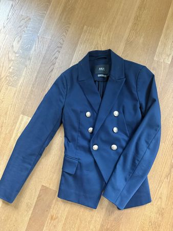 Damen Blazer dunkelblau Grösse Xs doppelreihig 